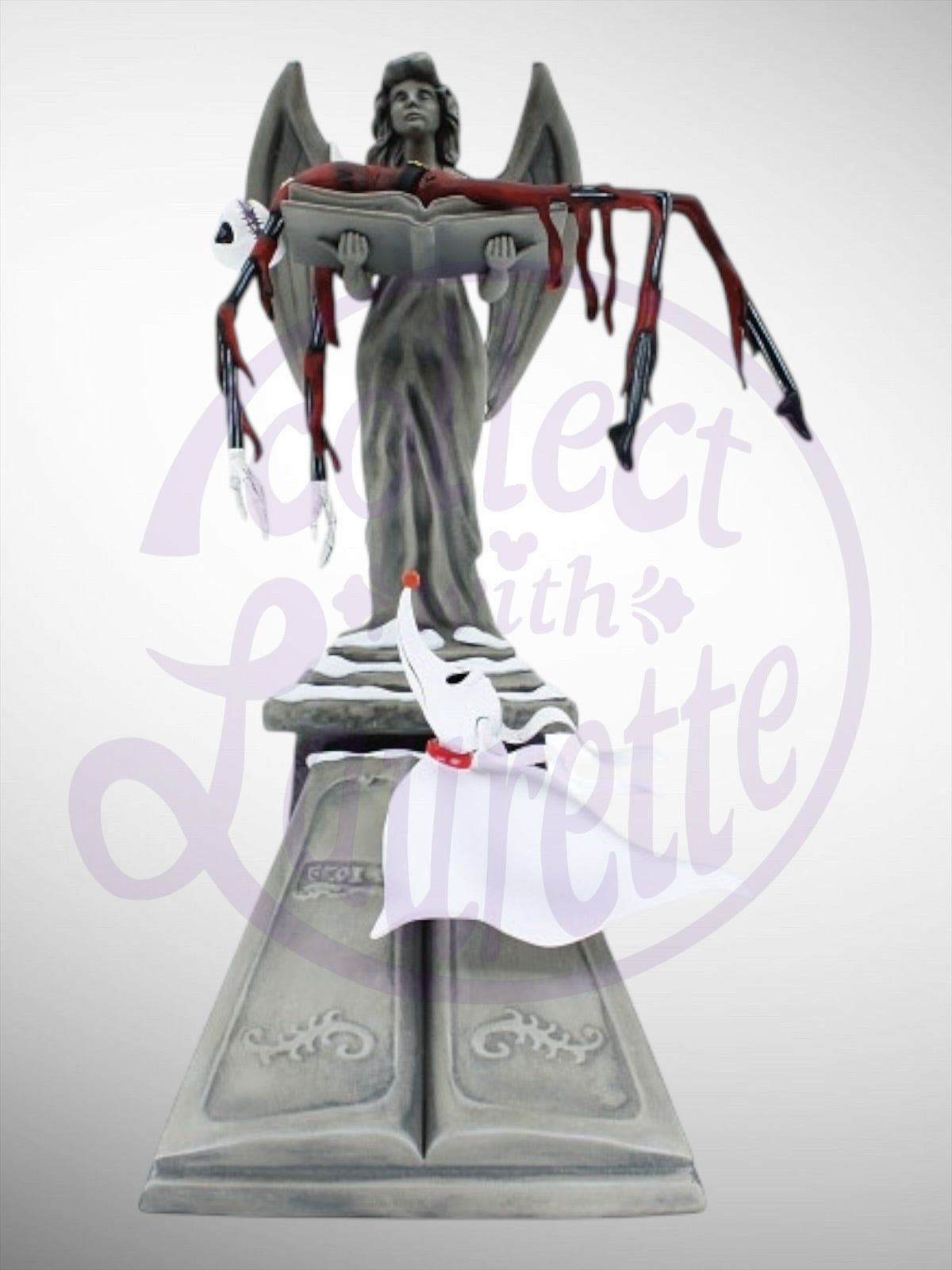 Disney Showcase Collection - Santa Jack & Light Up Zero Nightmare Before Christmas Figurine - PREORDER